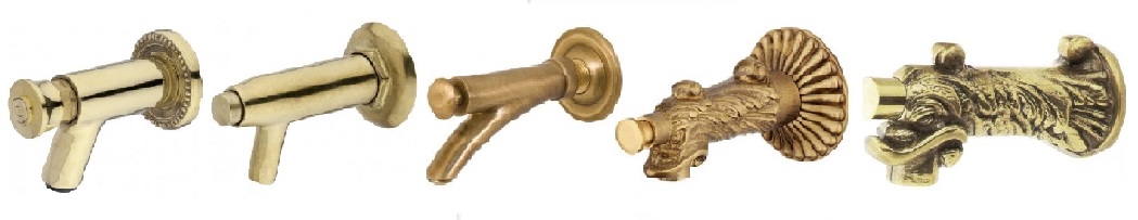 Decorative Push Button Taps and Faucets
